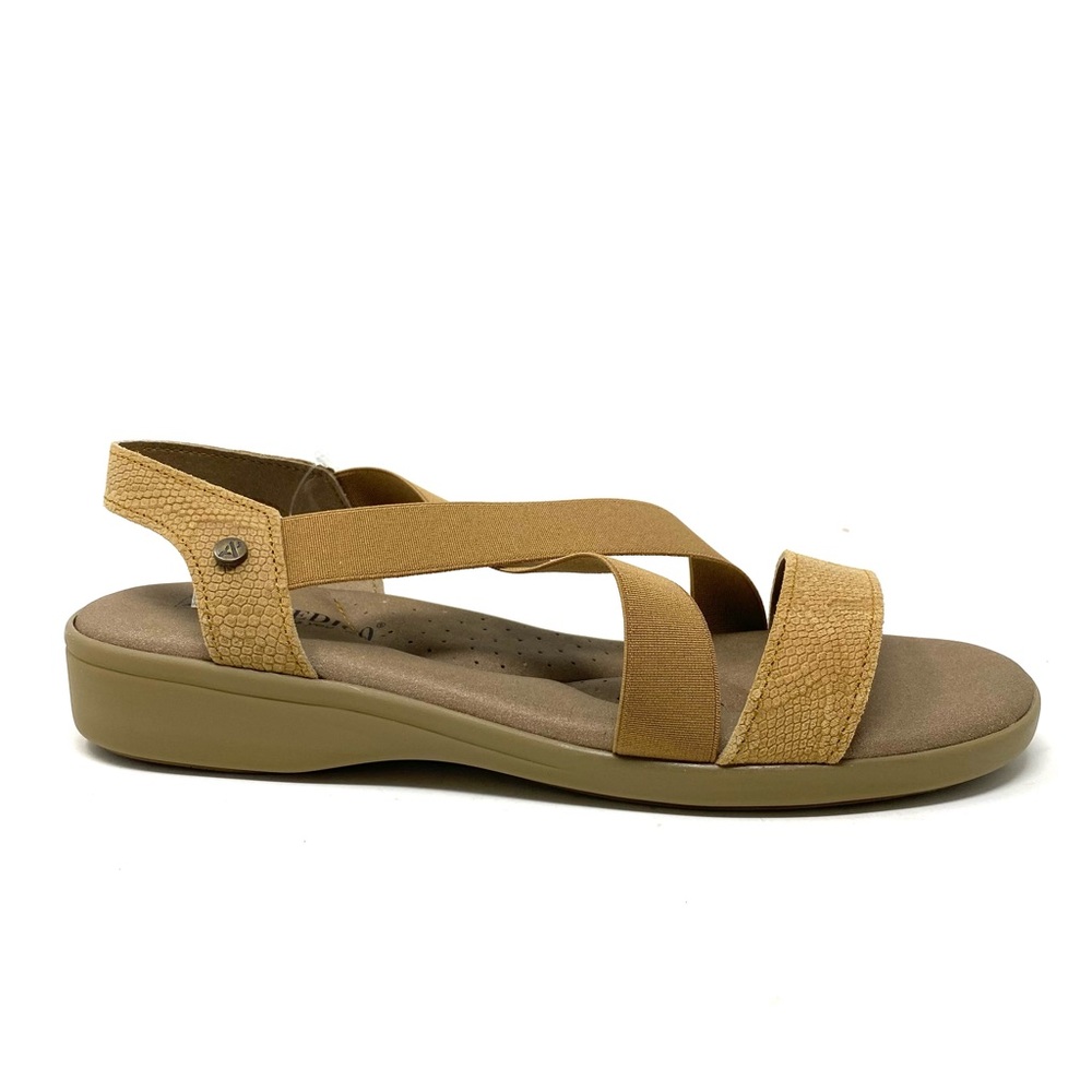 Arcopedico Monterey Sandals Women’s Biscuit Snake Comfort Leather Cushioned